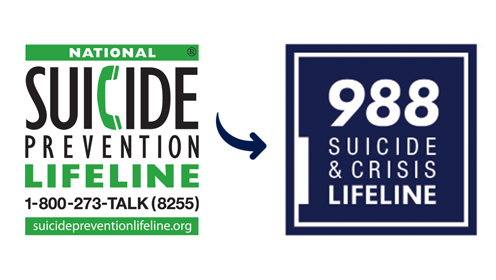 National Suicide Prevention Lifeline. 1-800-273-TALK (8255). Suicidepreventionlifeline.org. 988 Suicide and Crisis Lifeline.