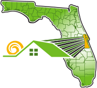 Map showing the location of Cocoa in Florida